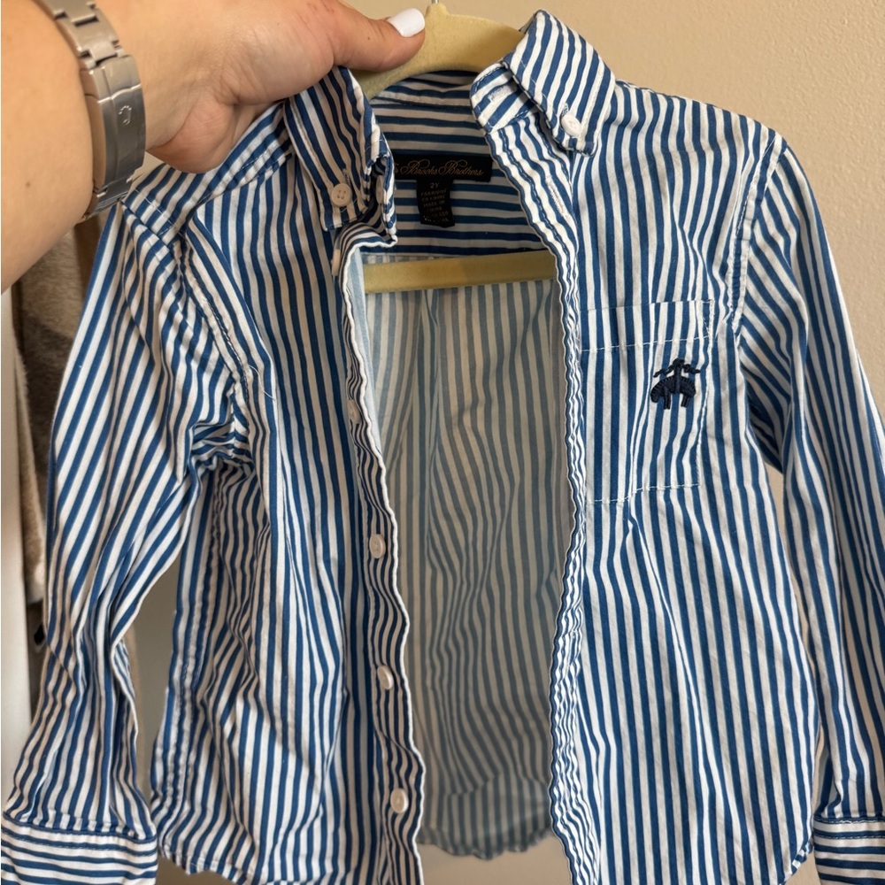 Brooks brothers dress shirt stripped size 2